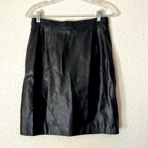 Begedor Italia Leather Skirt